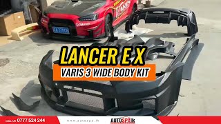 Mitsubishi Lancer EXEvoX VARIS 3 WIDE BODY KIT [upl. by Iralam603]