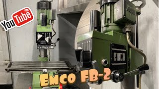 Emco FB2 Milling Machine Attachment Fräsmaschine Fräse [upl. by Cuttler150]