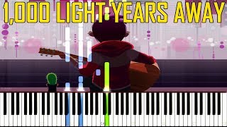 1000 Light Years Away  OST Slime Rancher Synthesia Piano Tutorial [upl. by Volotta645]