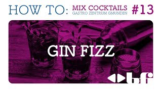 Gin Fizz Cocktail Rezept amp einfache Zubereitung – BFI OÖ [upl. by Ettennahs]