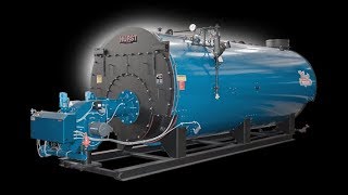 Fire tube Boiler System  Fire tube Boiler working animation video  Fire tube Boiler principle [upl. by Landsman]