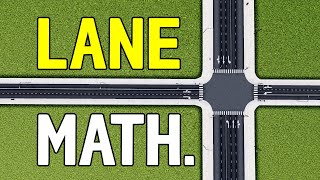 Mastering Traffic in Cities Skylines Lane Math Techniques Explained [upl. by Nichols]