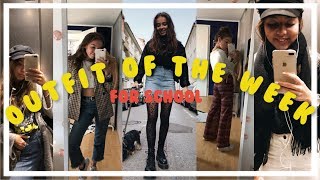 OUTFITS FÜR DIE SCHULE 🌟 Outfit of the WEEK [upl. by Yraht861]