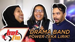 DRAMA BAND power teka lirik lagu  Cak Bersama Sarancak [upl. by Snyder]