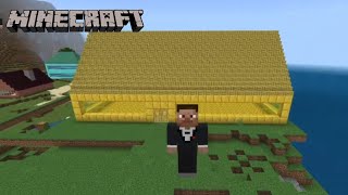 een huis van goud maaken  Minecraft Creative [upl. by Lynnworth]