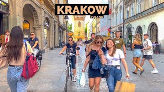 Krakow Poland 🇵🇱  May 2022  Summer 🌞 Walking Tour 4KHDR ▶63 min [upl. by Anaitsirc]