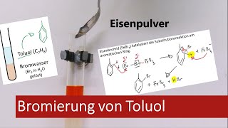 Bromierung von Toluol 5 Gym [upl. by Relda]