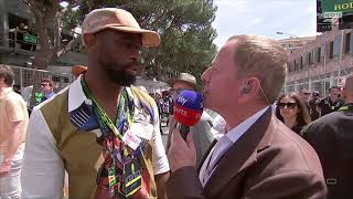 Siya Kolisi F1 Grid Walk Interview  2024 Monaco Grand Prix [upl. by Waylen]