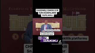 ACİLEN KADEMELİ EMEKLİLİK DÜZENLENMESİ YAPILMALIDIR kademeliemeklilik [upl. by Artemisia]