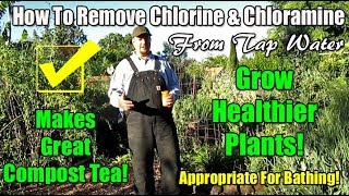 How To Neutralize  Remove Chlorine amp Chloramines From Tap Water Using Vitamin C Powder [upl. by Sholley]