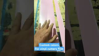 Custom colors for Oracal vinyl used for vinyl cutter vinylcutter oracal orafol vinylcutter [upl. by Engenia]