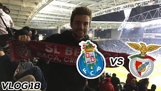 APOIO BRUTAL DOS ADEPTOS DO BENFICA NO PORTO 00 BENFICA 20172018  Vlog 18 [upl. by Wershba]