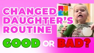 Changed Our Autistic Daughter’s Routine For The Day GOOD or BAD [upl. by Ivett]