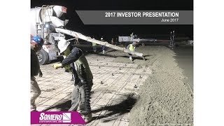 Somero SOM Investor presentation June 2017 [upl. by Rubel]