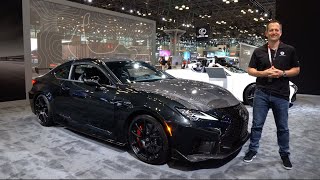 Is the 2024 Lexus RC F Track Edition a BETTER V8 sports car than a C8 Corvette [upl. by Cychosz214]