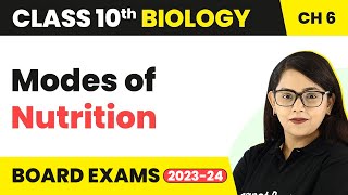 Modes of Nutrition  Life Process  Class 10 Science Biology Chapter 6  Class 10 Biology [upl. by Einnus]