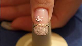 Fingernail design with nail art necklace [upl. by Gore910]