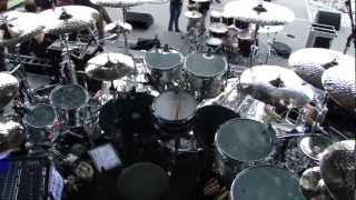 Eric Singer Pearl Drum Kit  KISS Monster Tour São Paulo 2012 [upl. by Raines]