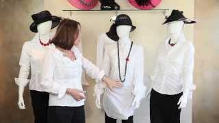 quotFashion Tips Wearing White Blouses Tutorial [upl. by Alimat]