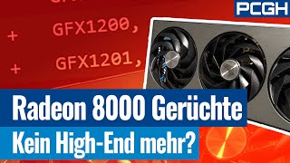 AMD Radeon RX 8000 Erste Fakten und Gerüchte zu RDNA 4GPUs [upl. by Klapp]