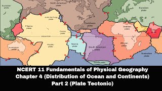 Fundamentals of physical geography NCERT class 11  Distribution of Oceans and Continents class 11 [upl. by Bernj]