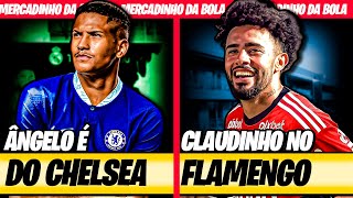 Claudinho JOGADOR DO FLAMENGO  Ângelo É DO CHELSEA  E MUITO mais [upl. by Toma]