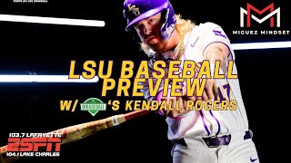 CAN THE TIGERS REPEAT LSU Baseball Preview w Kendall Rogers [upl. by Drud]