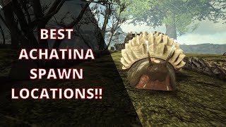 ARK Fjordur  Achatina Spawn Locations [upl. by Harms]