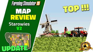 FS19  MAPS REVIEW  update MAP quotStarowiesquot v20 [upl. by Esinahs]