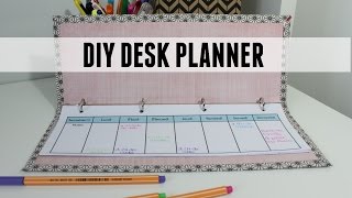 DIY faire un desk planner  semainier [upl. by Victoir131]