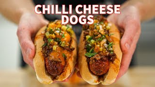 The Best Chilli Cheese Dog Recipe  How To Make [upl. by Magena]