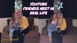 MEETING MY YOUTUBE BESTIE IRL  Jenna Arend ♡ [upl. by Yrome]