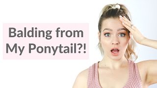 Hairline Saving Ponytail Hack No more Thinning or Balding [upl. by Eyahs]