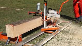 Saw Logs into Boards with Your Chainsaw amp the Ultimate Chainsaw Sawmill  the Norwood PortaMill PM14 [upl. by Kries]