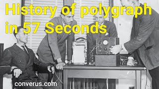 History of Lie Detectors in Just 57 Seconds [upl. by Adala]