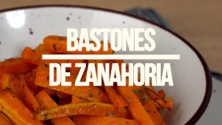 Bastones de zanahoria  Receta fácil y rápida  Piqueo saludable y delicioso [upl. by Cini]