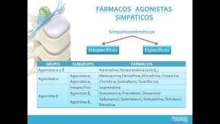 FARMACOS AGONISTAS SIMPÁTICOS [upl. by Anisor]