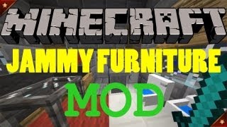 Minecraft Mods  Jammy Furniture Mod ReviewDownload [upl. by Eirene]