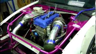 Dyno Tuning SR20VE with FRP GTX3582R Turbo first trial run 2 [upl. by Morrell]