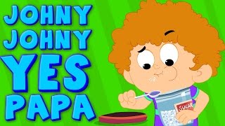 Jhony jhony yes papa  nursery rhymes  kids songs  baby rhymes [upl. by Alodie]