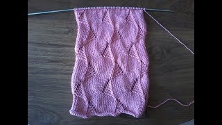 Tuto point de tricot point de tricot fantaisie n° 3 [upl. by Whorton710]