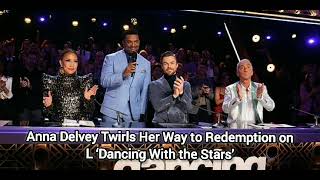 Anna Delvey Twirls for Redemption on Dancing With the Stars  Reality Meets Scandal [upl. by Ahsiadal]