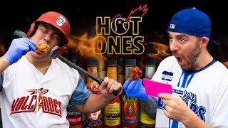 We Tested Our Baseball IQ With Worlds Hottest Wings [upl. by Anahoj377]