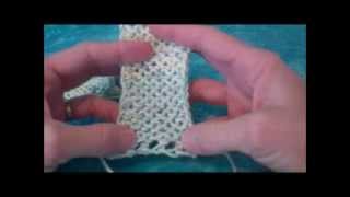 Loom Knitting  Cotton Yarn Stitch Comparison  Part 1 [upl. by Nnaael]