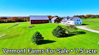 Vermont Farmhouse For Sale  349k  Homestead For Sale  Vermont Real Estate For Sale [upl. by Bartie]