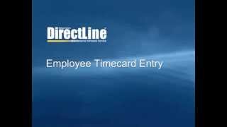 Timecard Entry [upl. by Bezanson609]