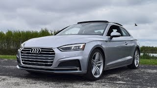 2018 Audi A5 20T Sline Quattro  Rainy Performance Drive Review [upl. by Natsud]