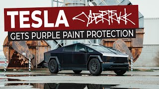 CYBERTRUCK  DYNOpurple Paint Protection Film  STEK USA [upl. by Jerrilyn]