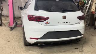 Seat Leon FR Exhaust Sound [upl. by Sayre]