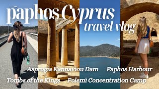 Cyprus travel vlog  Historic sites Paphos harbour amp Road trip [upl. by Lj]